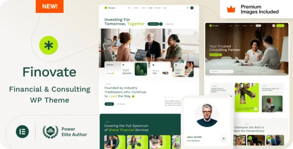 Finovate Financial Advisors Business Consulting WordPress Theme