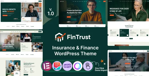Fintrust Insurance Finance WordPress Theme