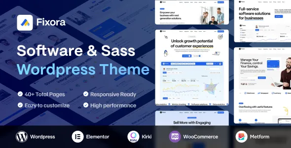 Fixora SaaS Startup WordPress Theme