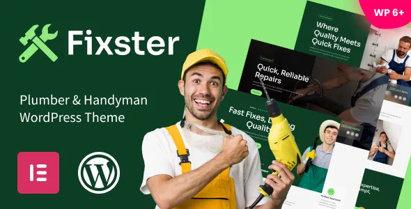 Fixster Plumber Handyman WordPress Theme