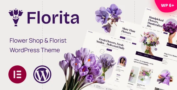 Florita Flower Shop Florist WordPress Theme