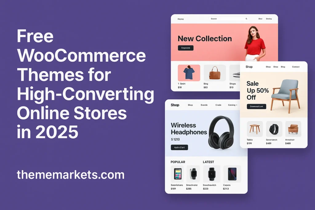 Free WooCommerce Themes for High-Converting Online Stores in 2025