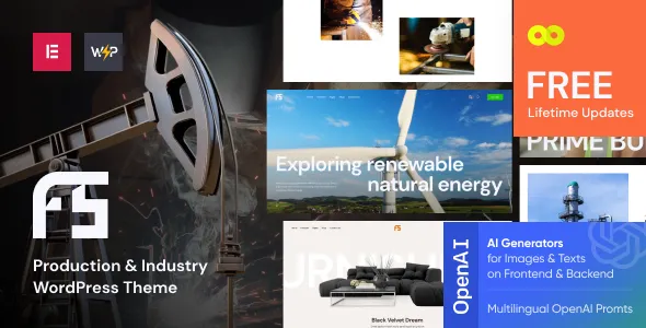 Fuse Industry Engineering Factory WordPress Theme