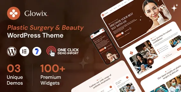 Glowix Plastic Surgery & Beauty Clinic WordPress Theme