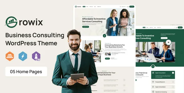 Growix Business Consulting WordPress Theme