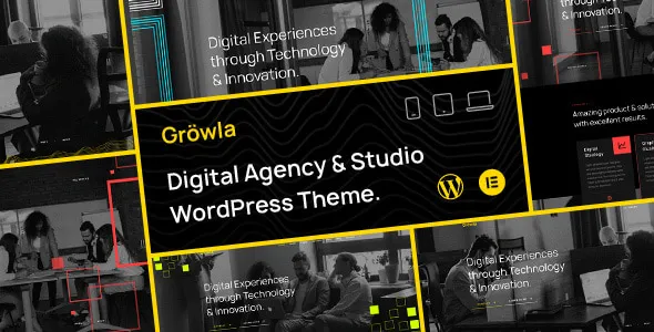 Gröwla Digital Agency Studio WordPress Theme