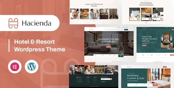 Hacienda Hotel Resort WordPress Theme