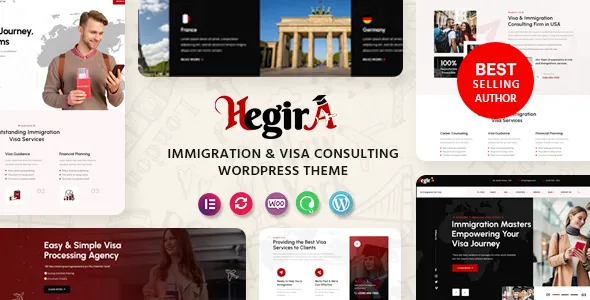 Hegira Immigration Visa Consulting WordPress Theme