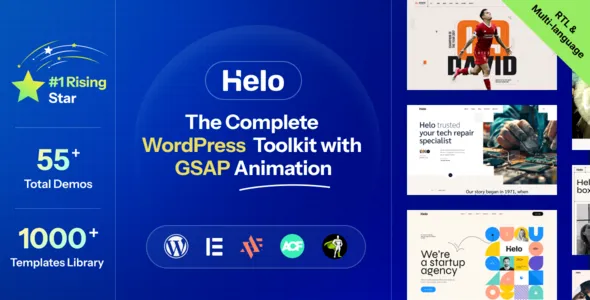 Helo Multi-Purpose Elementor WordPress Theme
