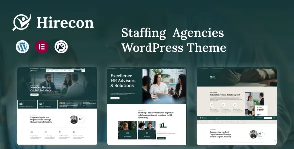 Hirecon Staffing Agencies WordPress Theme