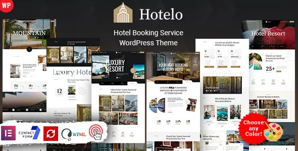 Hotelo - Hotel Booking WordPress Theme
