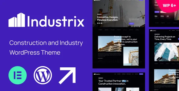 Industrix Construction and Industry WordPress Theme