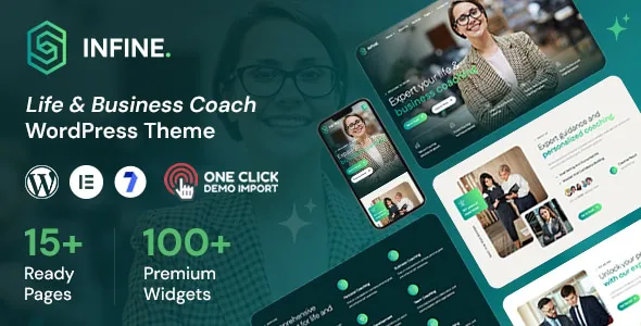 Infine Life Coach and Business Coach WordPress Theme