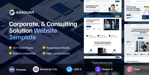 Innovar A Corporate Consulting Solution PHP Template