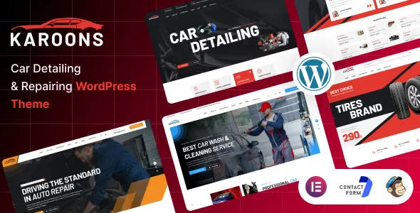 Karoons Car Detailing Repair WordPress Theme