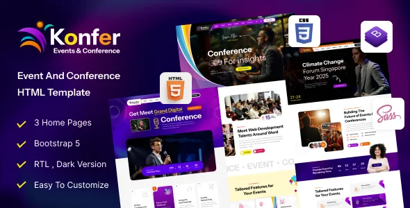 Konfer Conference and Event WordPress Theme