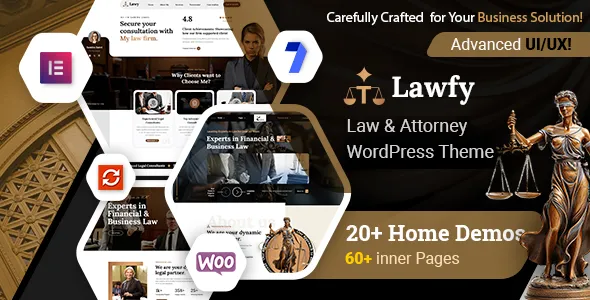 Lawfy Lawyer Legal Services WordPress Theme