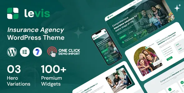 Levis Insurance Company WordPress Theme