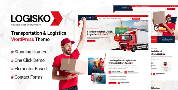 Logisko Transportation Logistics WordPress Theme