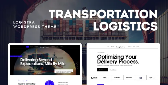 Logistra Transportation Logistics WordPress Theme
