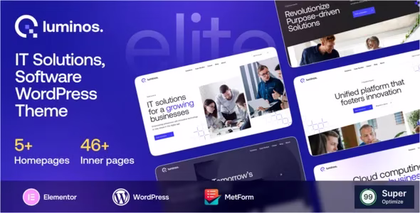 Luminos IT Solutions Technology WordPress Theme