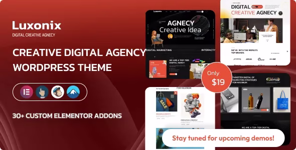 Luxonix Creative Digital Agency WordPress Theme