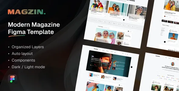 Magzin Creative Magazine & Blog HTML