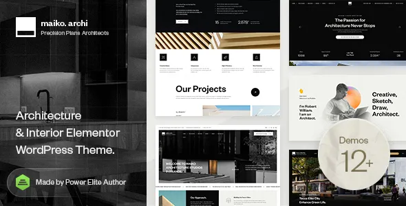 Maiko Architecture and Interior Design WordPress Theme