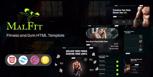 Malfit Fitness and Gym HTML Template