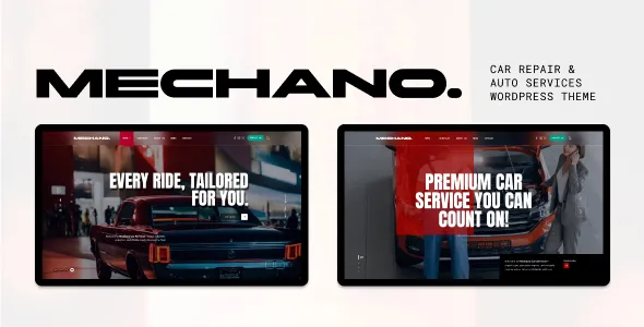 Mechano Car Repair & Auto Services Theme