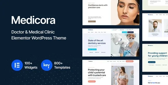 Medicora Doctor & Medical Clinic Elementor WordPress Theme