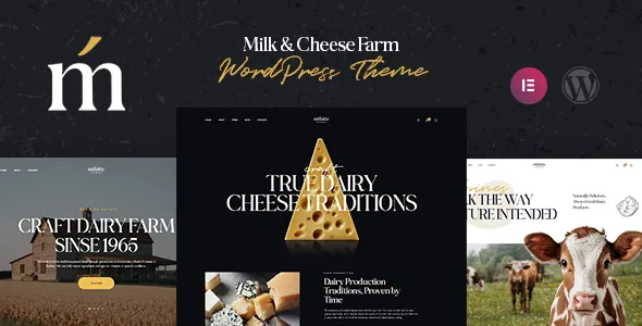 Milatte Milk Dairy Farm WordPress Theme