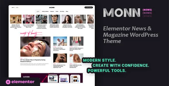 Monn News & Magazine WordPress Theme