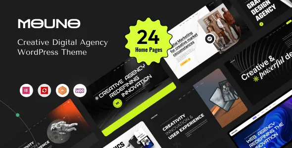 Mouno Creative Digital Agency WordPress Theme