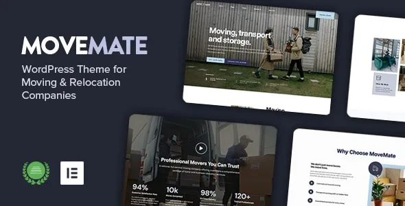 MoveMate Moving Company WordPress Theme