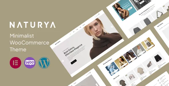 Naturya Minimalist WooCommerce WordPress Theme