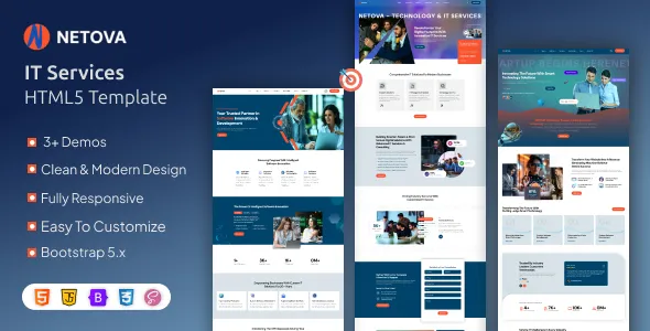 Netova IT Services HTML5 Template