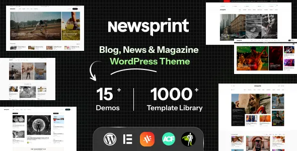 NewsPrint News Magazine Blog WordPress Theme