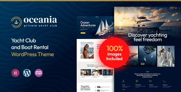 Oceania Yacht Club and Boat Rental WordPress Theme