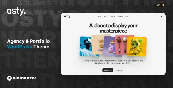Osty Creative Agency and Portfolio Theme
