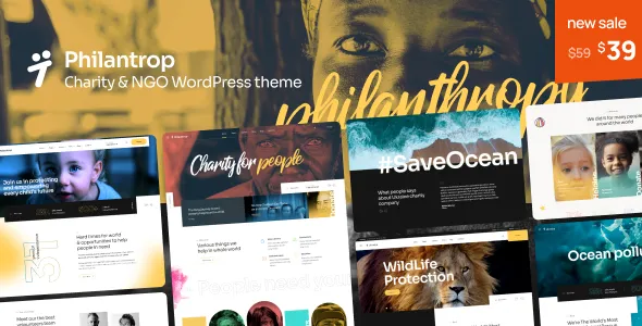 Philantrop Charity Nonprofit WordPress Theme