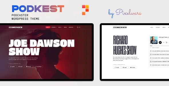 Podkest Podcast WordPress Theme