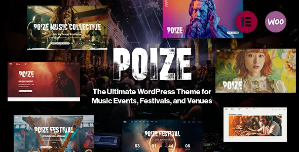 Poize WordPress Theme for Music Events, Festivals & Venues