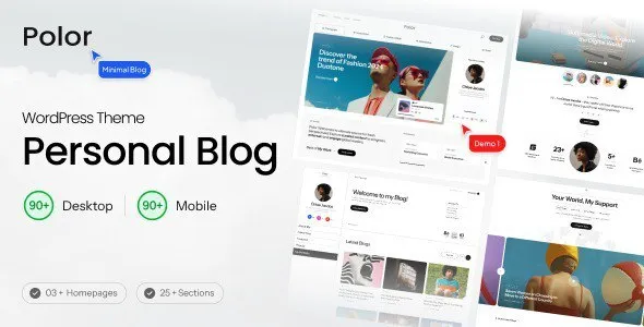 Polor Personal Blog WordPress Theme