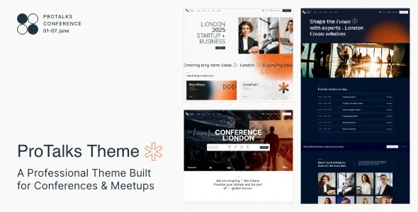 ProTalks Business Conference WordPress Theme