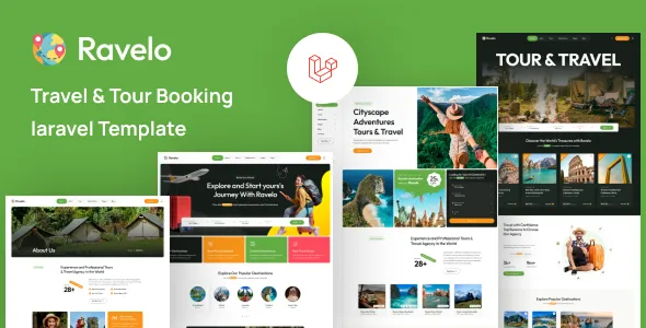 Ravelo Travel Tour Booking Laravel Template