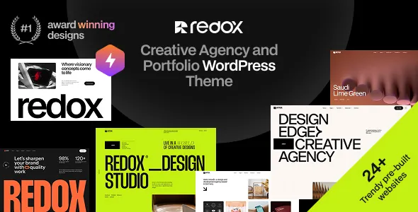 Redox Creative Agency and Portfolio WordPress Theme