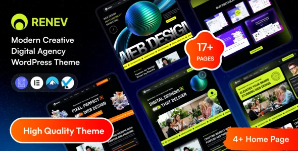 Renev Creative Digital Agency WordPress Theme
