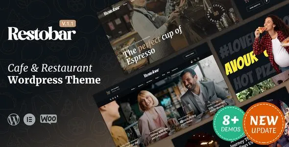 Restobar Restaurant Cafe WordPress Theme