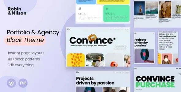 Robin and Nilson Digital Agency WordPress Theme